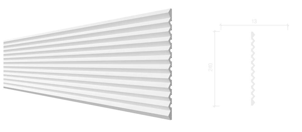 Фото №7  Decor-dizayn DD912(3m)/Панель (240x13x3000мм)/12, шт