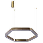Превью фото №1  Подвесной светильник 10243S Gold Подвесной светильник LOFT IT Titanium