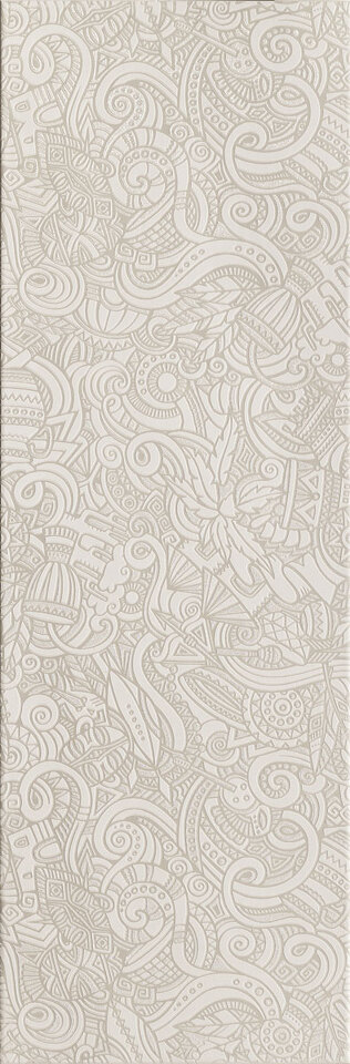 Фото №1  Плитка DOM Ceramiche Керамическая плитка SPOTLIGHT INSERTO IVORY DUDLING 33,3x100