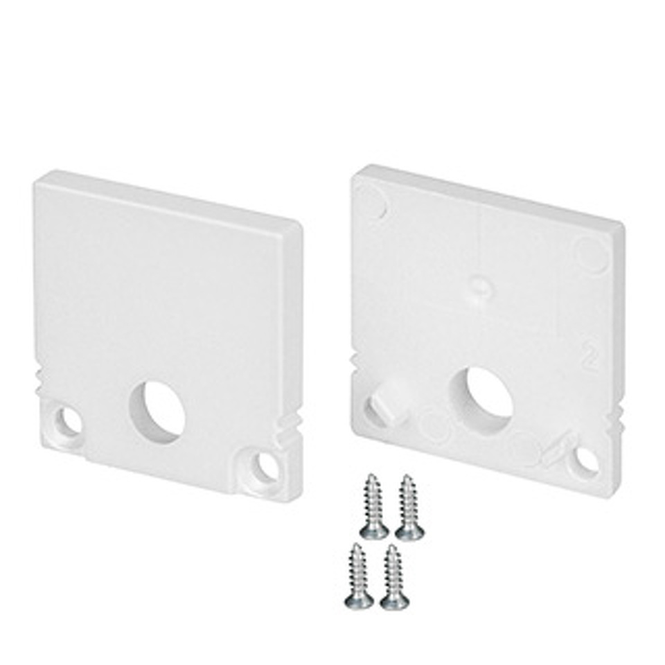 Фото №1  Arlight Заглушка SL-SLIM20-H20 WHITE с отверстием ( Пластик)