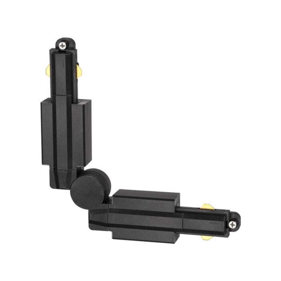 Фото №1  NOVOTECH 135021 PORT NT19 073 черный Гибкий соединитель с токопроводом для однофазного трехжильного шинопровода IP20 220V