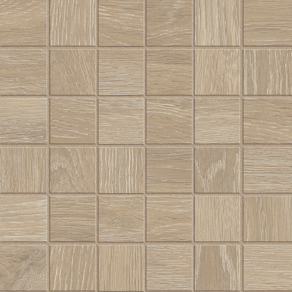 Фото №1  Мозаика ASCOT Мозаика MIX STEAM WORK OAK ( 36 pz ) 30X30
