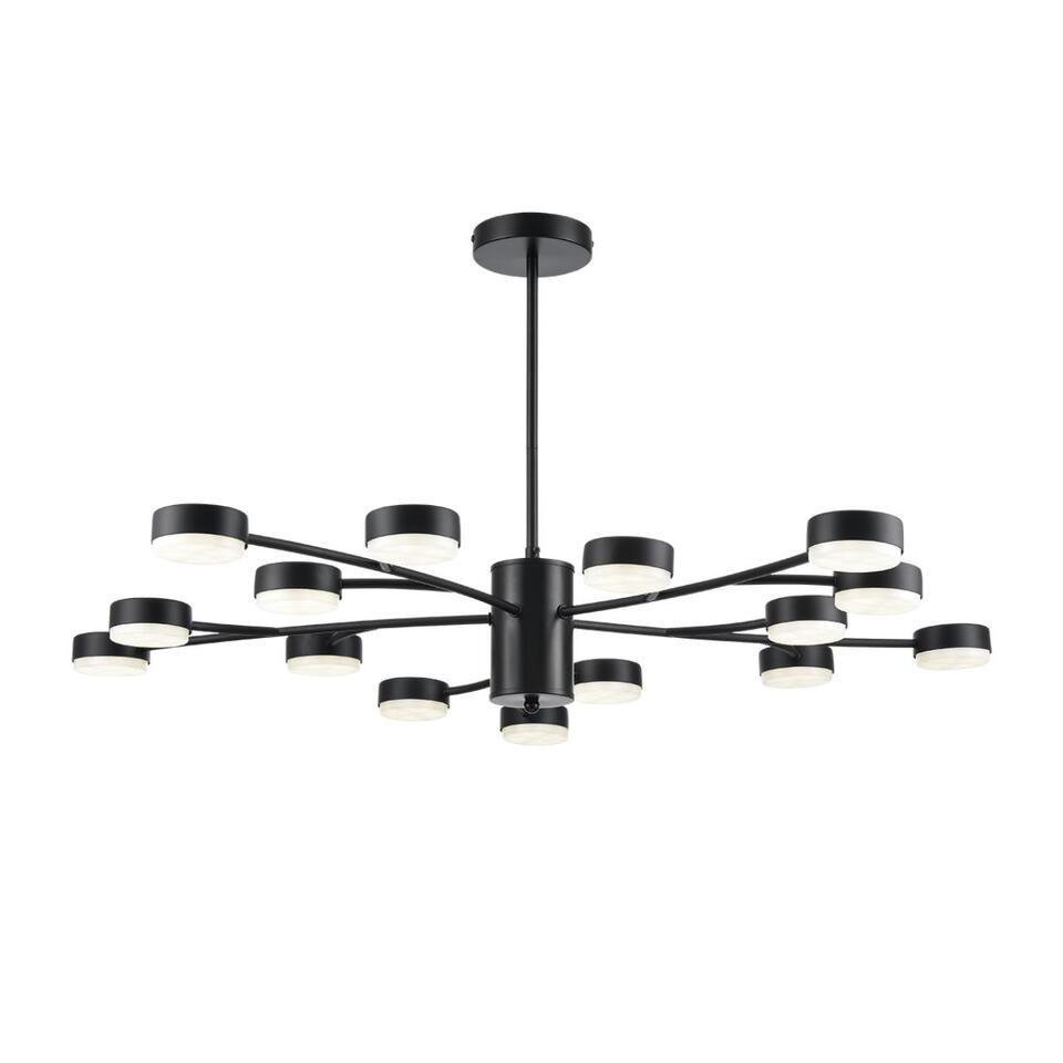 Фото №9  Люстра LUMION 8117/15 COMFI LN26 235 черный, металл Люстра LED GX53 15*7W 220V TORINA