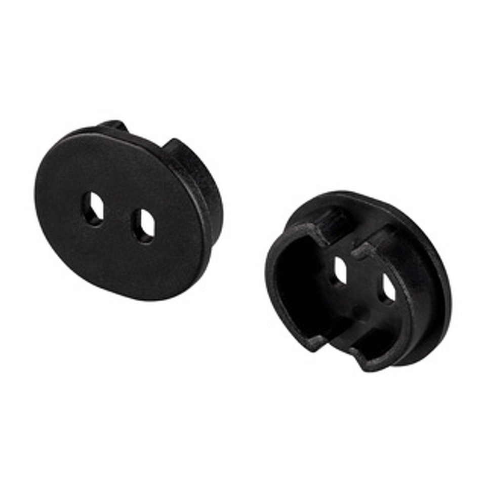 Фото №1  Arlight Заглушка ARH-ROUND-D20-DUAL BLACK с отверстием ( Пластик)