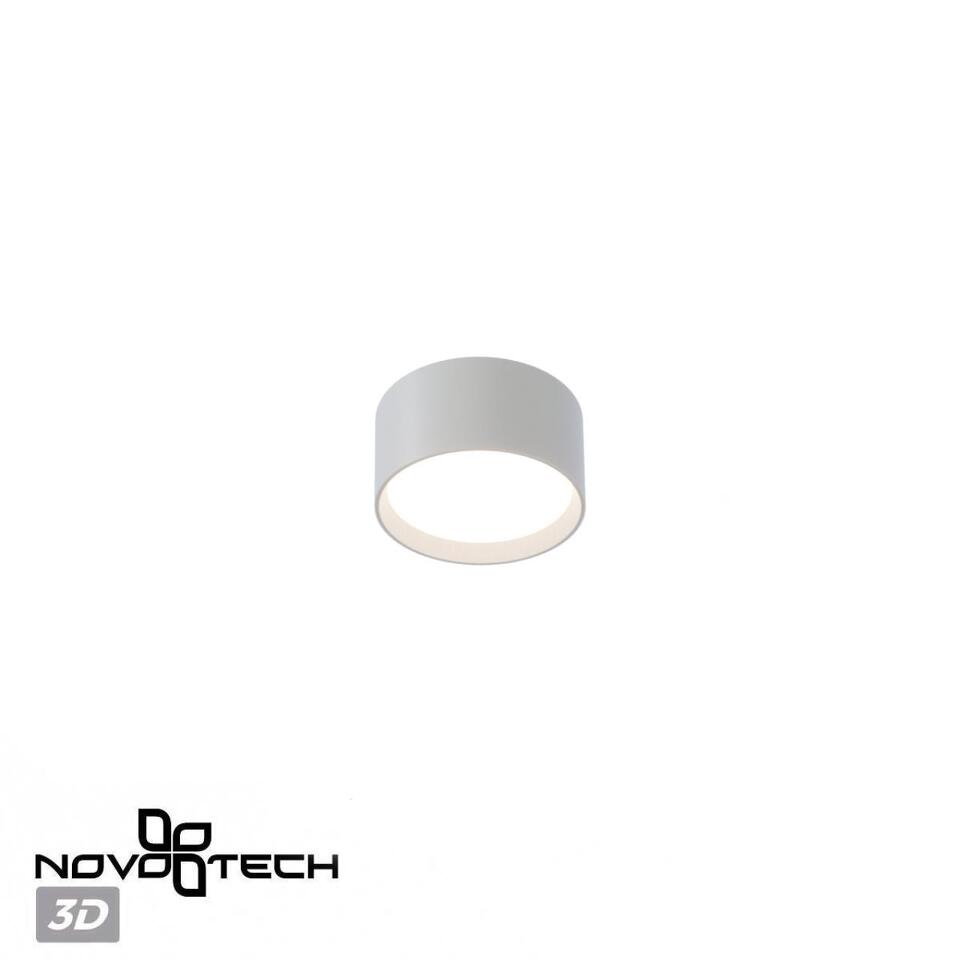Фото №7  NOVOTECH 359596 OVER NT25 000 белый Светильник накладной светодиодный с переключ. цв. температуры IP20 LED 18W 220-240V 3000К\4000К\6000К ORBIS