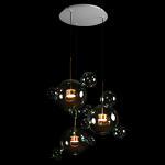 Превью фото №4  Подвесной светильник 2027-D3 Blue Подвесной светильник LOFT IT Bolle