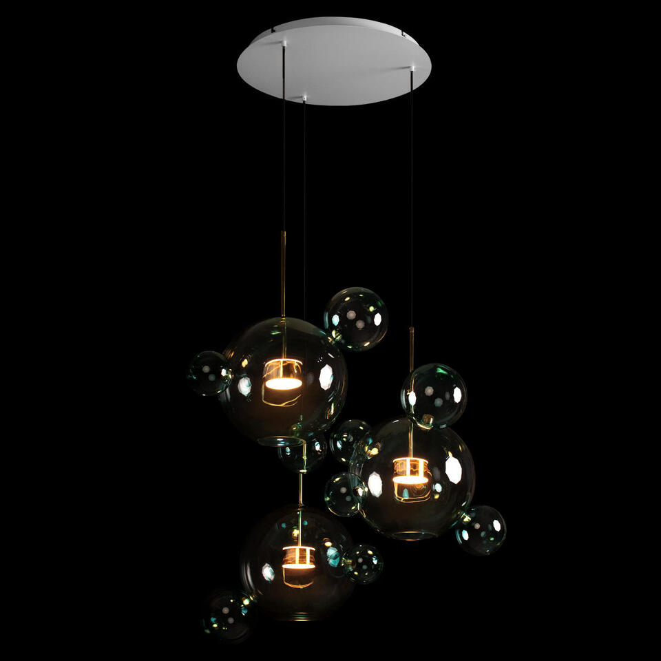 Фото №8  Подвесной светильник 2027-D3 Blue Подвесной светильник LOFT IT Bolle