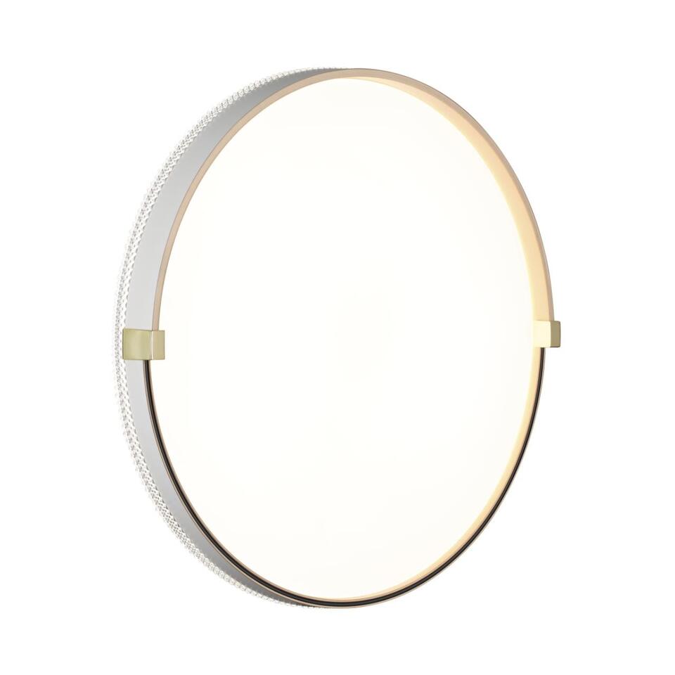 Фото №6  SONEX 7646/DLN PALE SN 189 Светильник пластик/белый/золотой LED 48Вт 3000/4000/6000К D390 IP43 CCT OLIDI WHITE