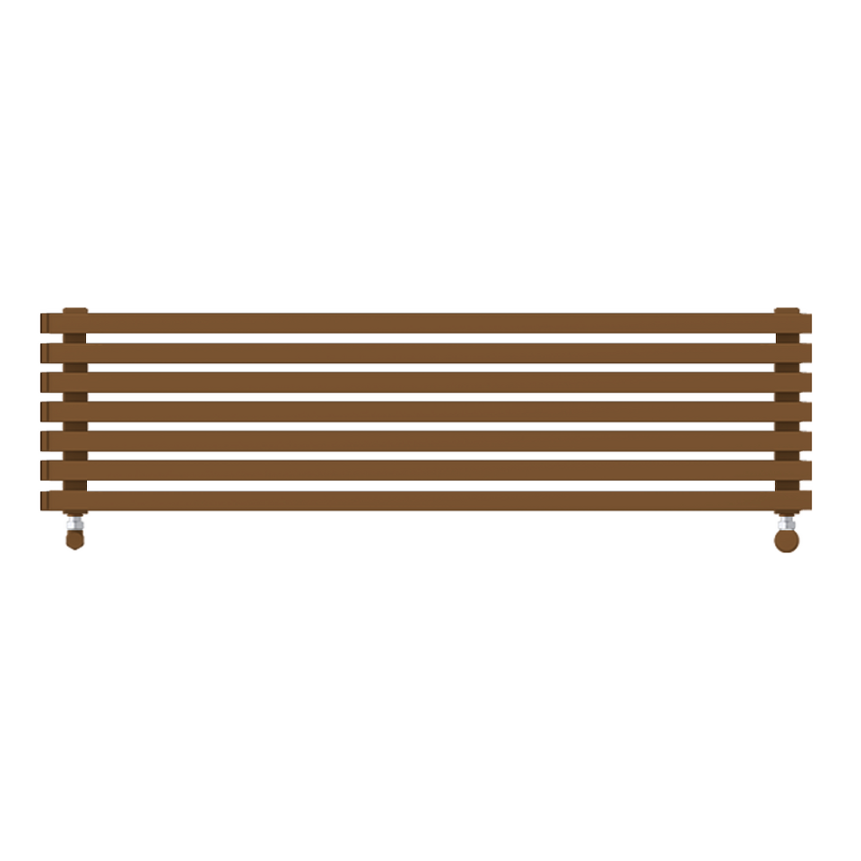 Фото №1  Радиатор Радиатор КЗТО QUADRUM 30 H 2 1750-12 Кофейный муар