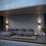 Превью фото №3  NOVOTECH 359537 STREET NT25 000 черный Светильник ландшафтный настенный IP65 LED 2*5W 3000К 100-240V NETZ