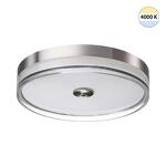 Превью фото №2  SONEX 7727/76L MITRA LED SN 541 Светильник металл/акрил/никель/прозрачный LED 76Вт 4000K D400 IP20 ETERNA