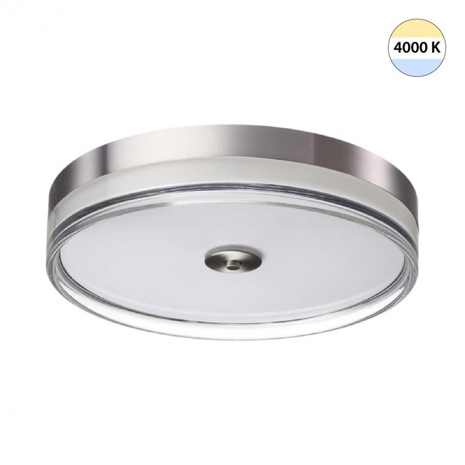 Фото №6  SONEX 7727/76L MITRA LED SN 541 Светильник металл/акрил/никель/прозрачный LED 76Вт 4000K D400 IP20 ETERNA