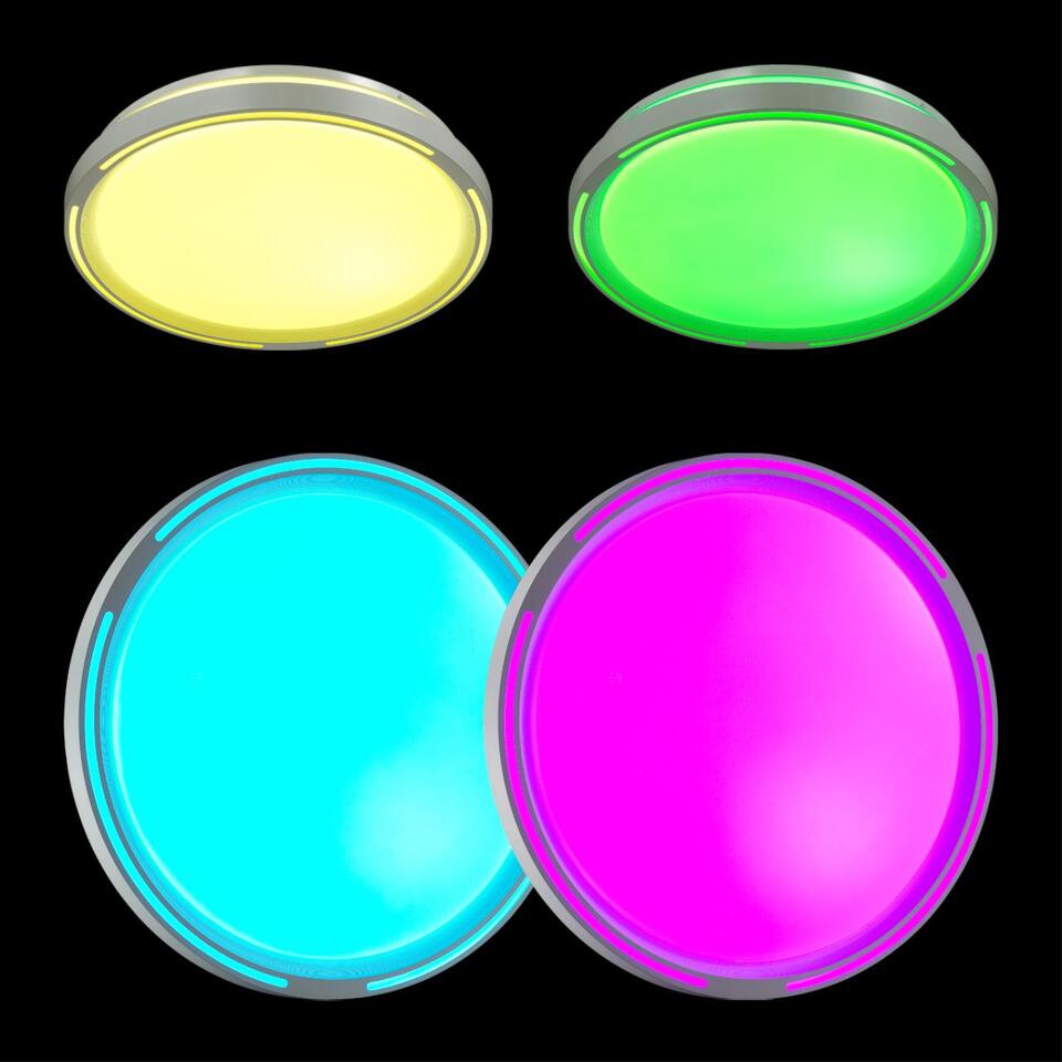 Фото №6  SONEX 3028/EL COLOR SN 223 Светильник пластик/бел LED 72Вт 3000-6300K D490 IP43 пульт ДУ/RGB/LampSmart SLOT