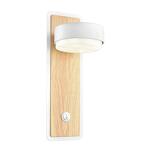 Превью фото №8  LUMION 8263/1W COMFI LN26 432 металл, белый/дерево Бра GX53 LED 1*7W 220V LELAND