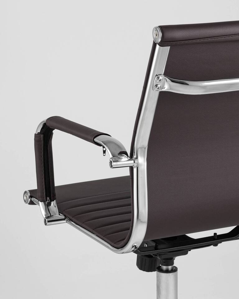 Фото №10  Кресло Кресло офисное TopChairs City S коричневое