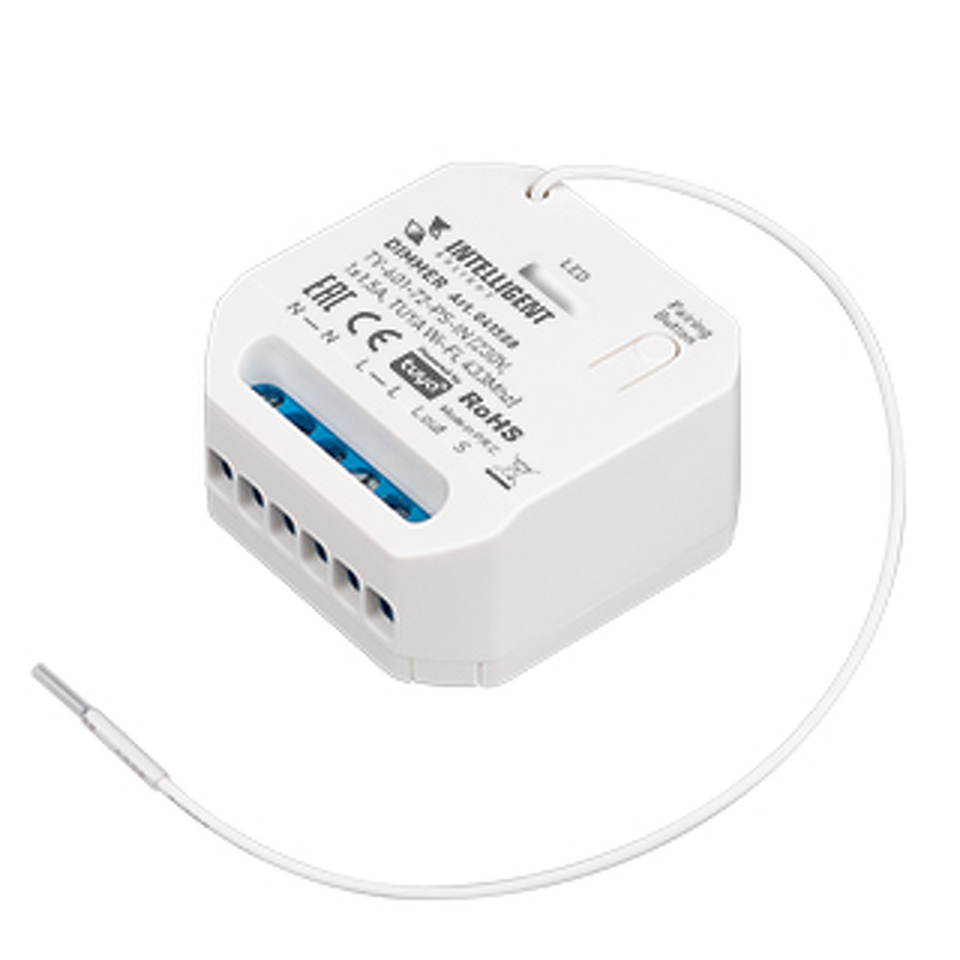 Фото №1  IARL INTELLIGENT ARLIGHT Диммер TY-601-72-PS-IN (230V, 1x1.5A, TUYA Wi-Fi, 433Mhz) ( IP20 Пластик, 3 года)