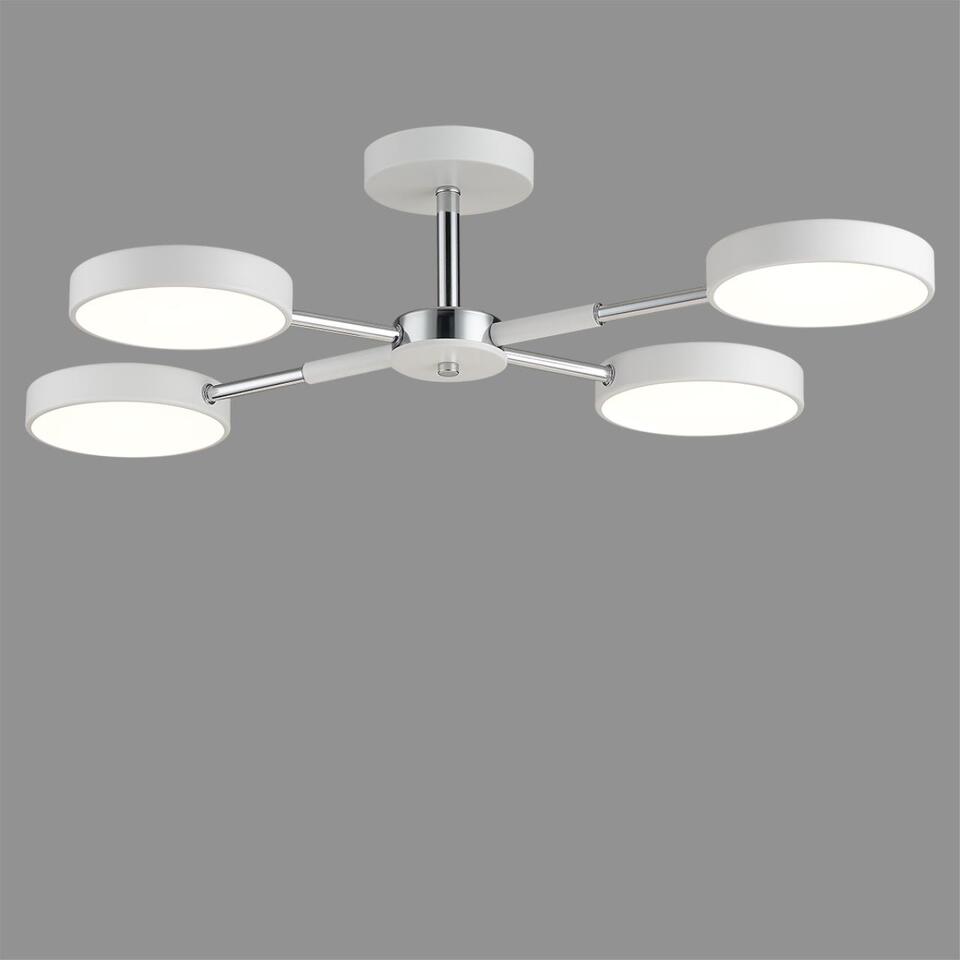 Фото №4  Люстра LUMION 5659/72CL LEDIO LN26 351 белый, хром Люстра потолочная LED 72W  3000/4000/6000К 220V MIKA
