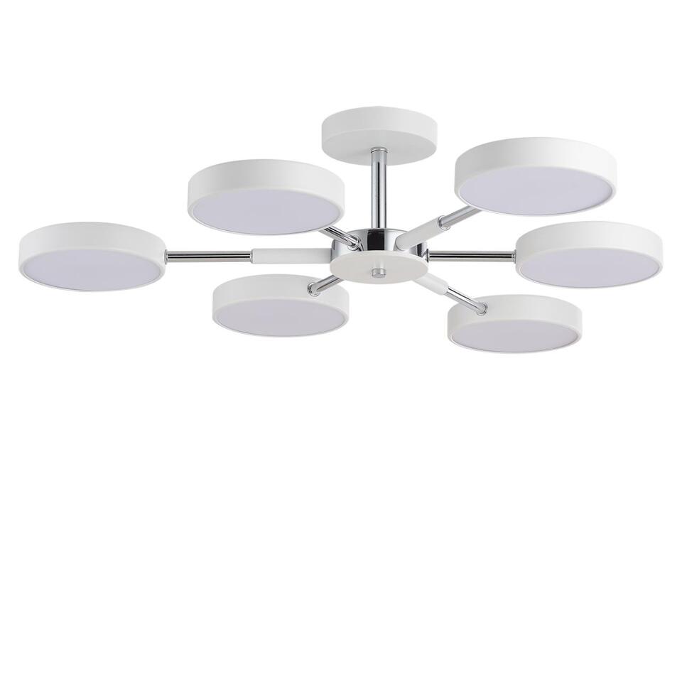 Фото №3  Люстра LUMION 5659/99CL LEDIO LN26 351 белый, хром Люстра потолочная LED 108W  3000/4000/6000К 220V MIKA