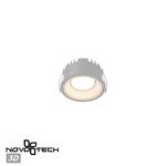 Превью фото №1  NOVOTECH 359875 WIR NT26 000 белый Светильник встраиваемый с переключателем цв. температуры IP20 LED 12W 100-265V 3000К/4000К/6000К CLARTE