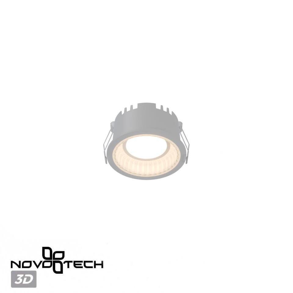 Фото №8  NOVOTECH 359875 WIR NT26 000 белый Светильник встраиваемый с переключателем цв. температуры IP20 LED 12W 100-265V 3000К/4000К/6000К CLARTE