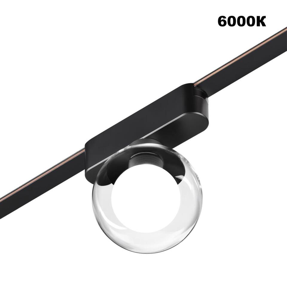 Фото №8  NOVOTECH 359474 SHINO NT24 106 черный Трековый смарт-светильник для низковольтного шинопровода с двумя режимами работы IP20 LED 6W 24V 3000-6000K EASY
