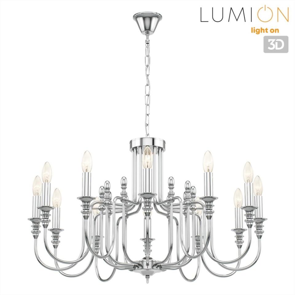 Фото №8  Люстра LUMION 8317/12 CLASSI LN26 075 хром/металл Люстра E14 12*40W 220V SUANA