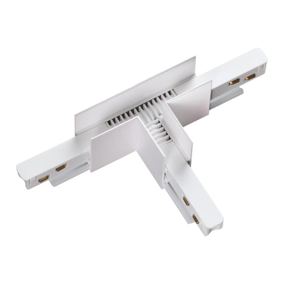 Фото №4  NOVOTECH 135125 SHINO NT21 043 белый Соединитель с токопроводом для шинопровода Т-образный IP20 48V FLUM