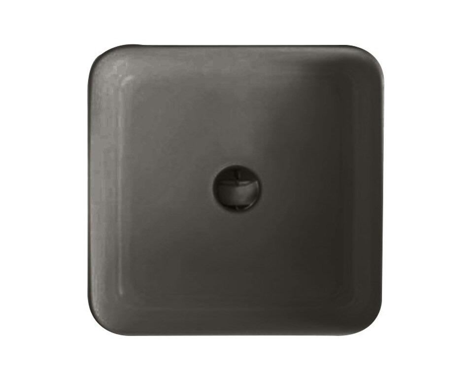 Фото №7  Раковина 40886 / PKU Althea Kuadro раковина накладная 40x40  Матовое железо Plus-Ton®