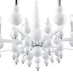 Превью фото №3  Люстра LUMION 8260/8 MODERNI LN26 126 белый/хром, металл Люстра E14 8*40W 220V NANA