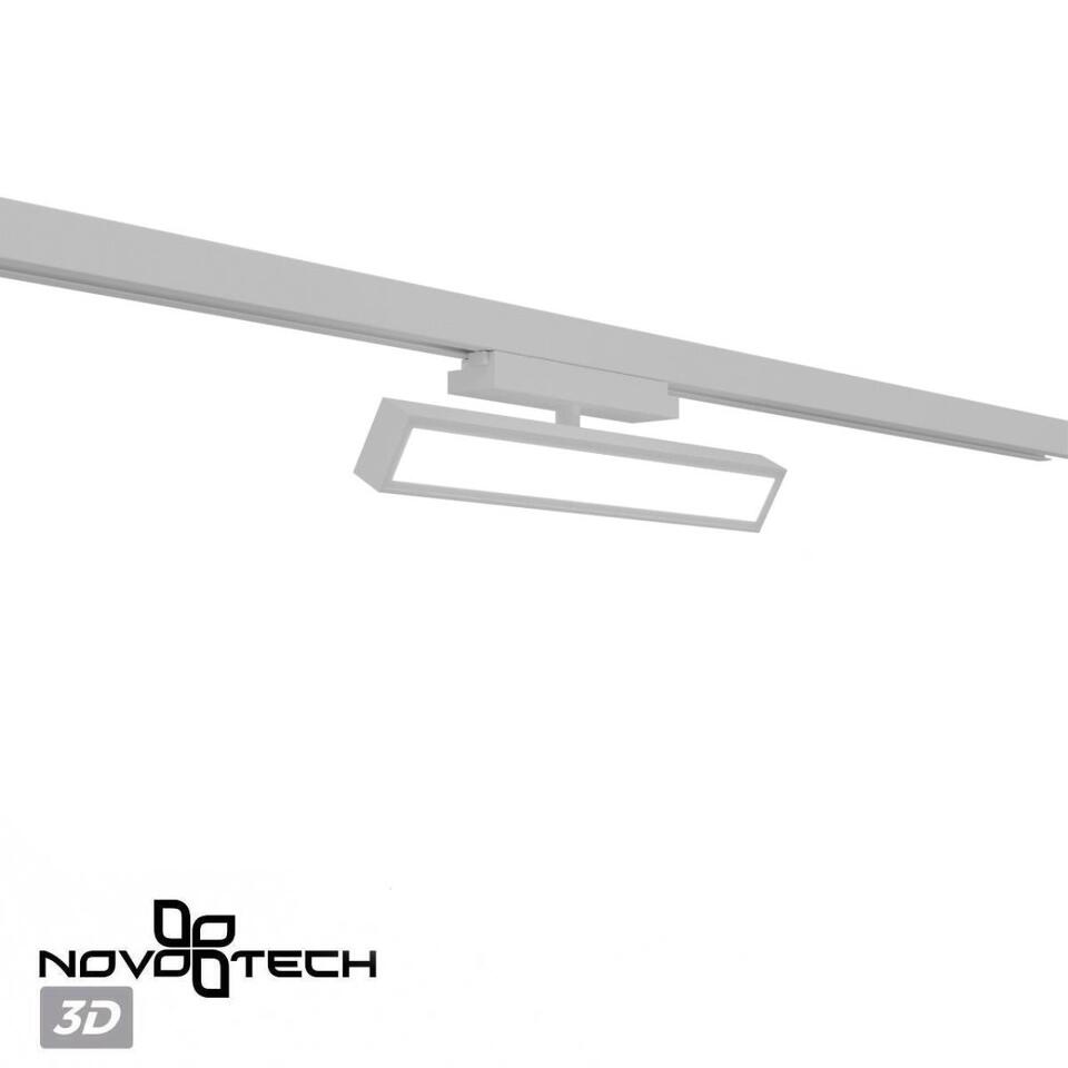 Фото №7  NOVOTECH 359781 PORT NT25 260 белый Светильник однофазный трехжильный трековый с переключ. цв. температуры IP20 LED 18W 180-265V 2700К/3200К/4000К STRATUS