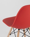 Превью фото №9  Стул Eames Style DSW красный (разборный каркас)