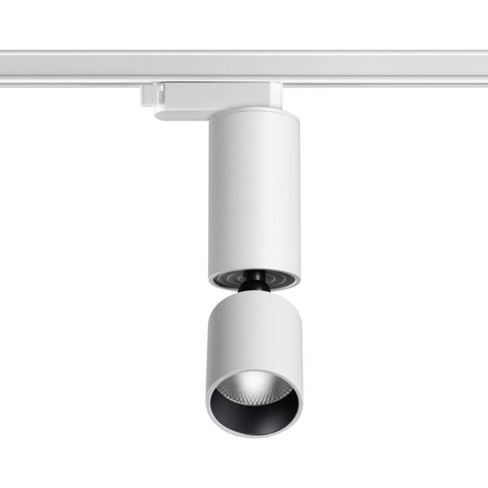 Фото №9  NOVOTECH 359320 PORT NT24 210 белый Светильник трековый однофазный трехжильный IP20 LED 10W 85-265V 3000K 1100Лм TUBO