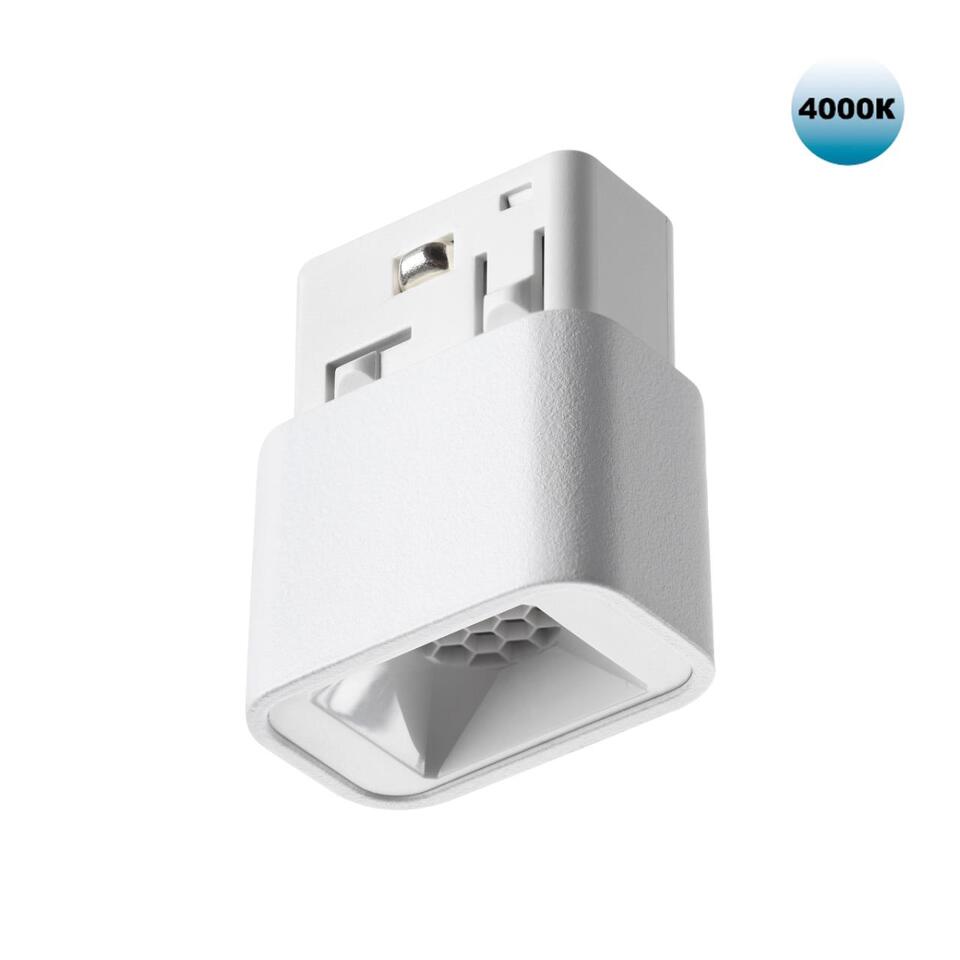 Фото №5  NOVOTECH 359514 SHINO NT24 128 белый Трековый светильник для низковольтного шинопровода IP20 LED 3W 48V 4000K 120Лм FLUM