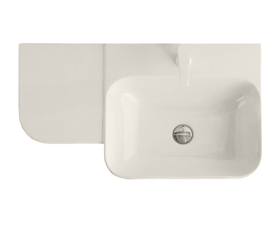 Фото №4  Раковина 40813 / PCV80D Althea Cover раковина подвесная 80x46  Матовый лен Plus-Ton®