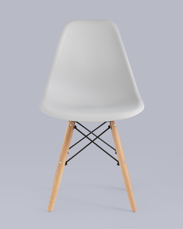 Фото №10  Стул Eames Style DSW светло-серый x4 (разборный каркас)
