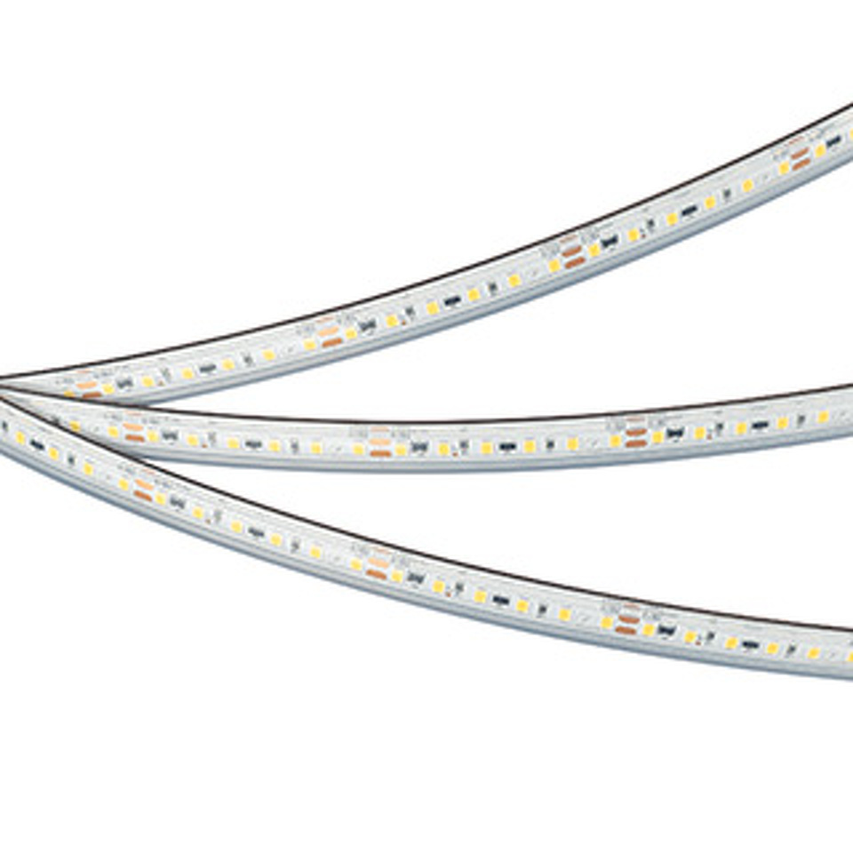 Фото №1  Arlight Лента герметичная IC-PS-A120-10mm 24V Warm3000 (9.6 W/m, IP67, 2835, 10m) ( стабилизированная)