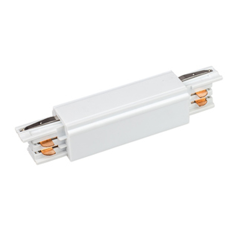 Фото №1  Arlight Коннектор прямой LGD-4TR-CON-LONG-WH (C) ( IP20 Пластик, 3 года)