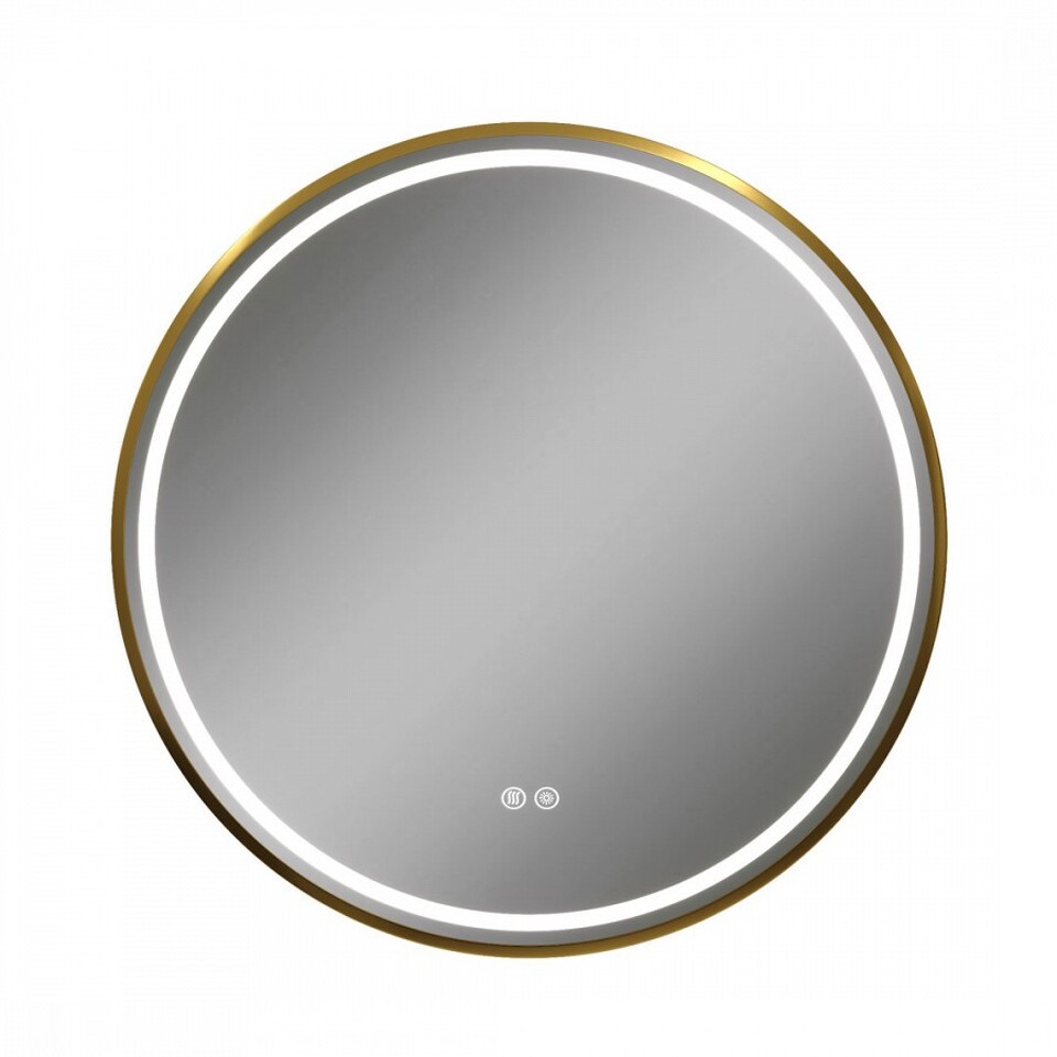Фото №32  Teymi Зеркало Lina Supernova Gold D60, LED подсветка, сенсор, антипар T20121