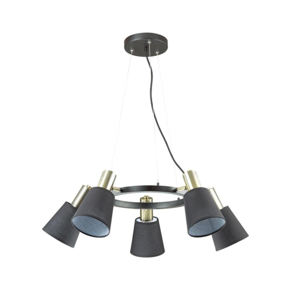 Фото №5  Люстра LUMION 3638/5 MODERNI LN19 000 черный Люстра E14 5*40W 220V MARCUS
