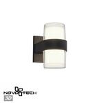 Превью фото №1  NOVOTECH 359298 STREET NT24 774 черный Светильник ландшафтный настенный IP65 LED 16W 4000K 175-265V OPAL