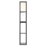 Превью фото №9  Торшер LUMION 8093/1F COMFI LN26 460 черный/белый, дерево/текстиль Торшер Е27 1*60W 220V PRACTIC