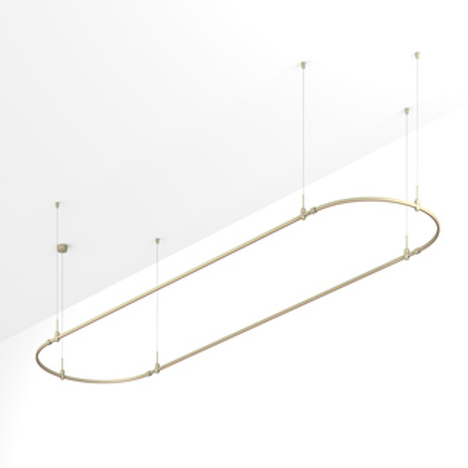Фото №1  Arlight Основание ART-APRIORI-OVAL-HANG-4000x1000 (OG) ( IP20 Металл, 3 года)