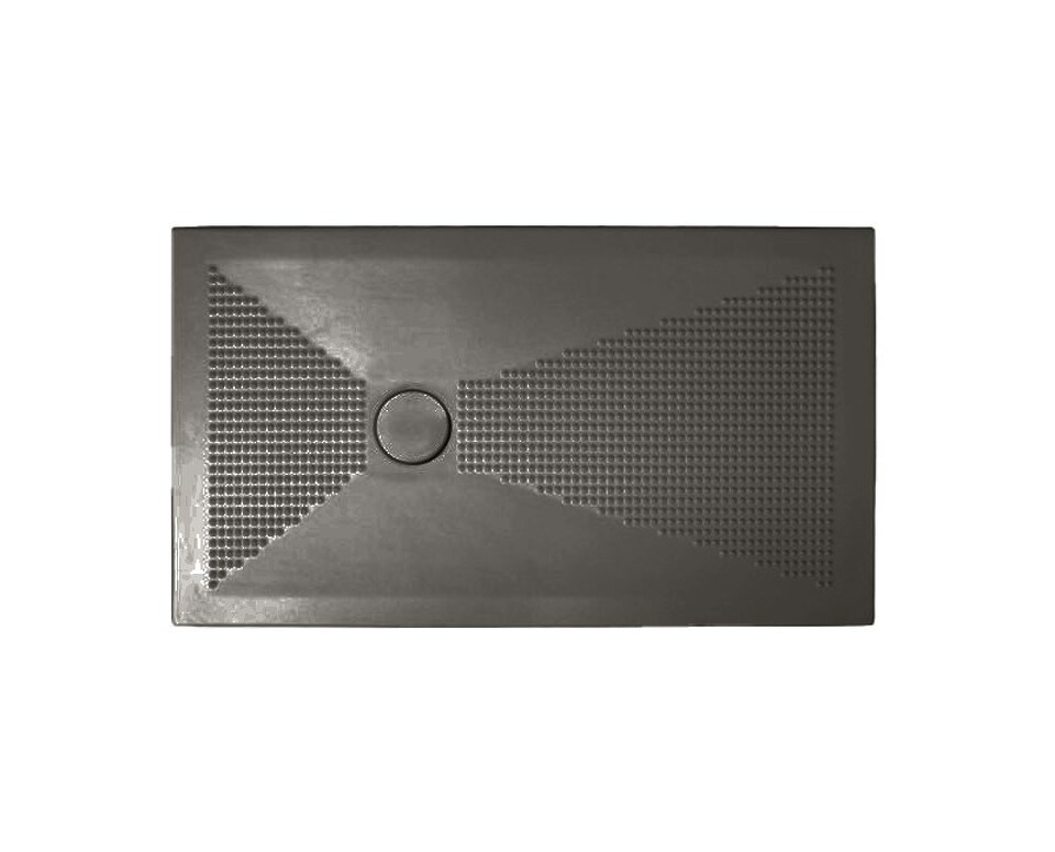 Фото №9  UPC712 / UPCM712 Althea душевой поддон 70х120, 3 см  Матовое железо Plus-Ton®