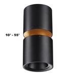 Превью фото №2  NOVOTECH 359338 OVER NT24 318 черный Светильник накладной светодиодный IP20 LED 10W/3W 3000K 1090Лм 170-265V ARISTO