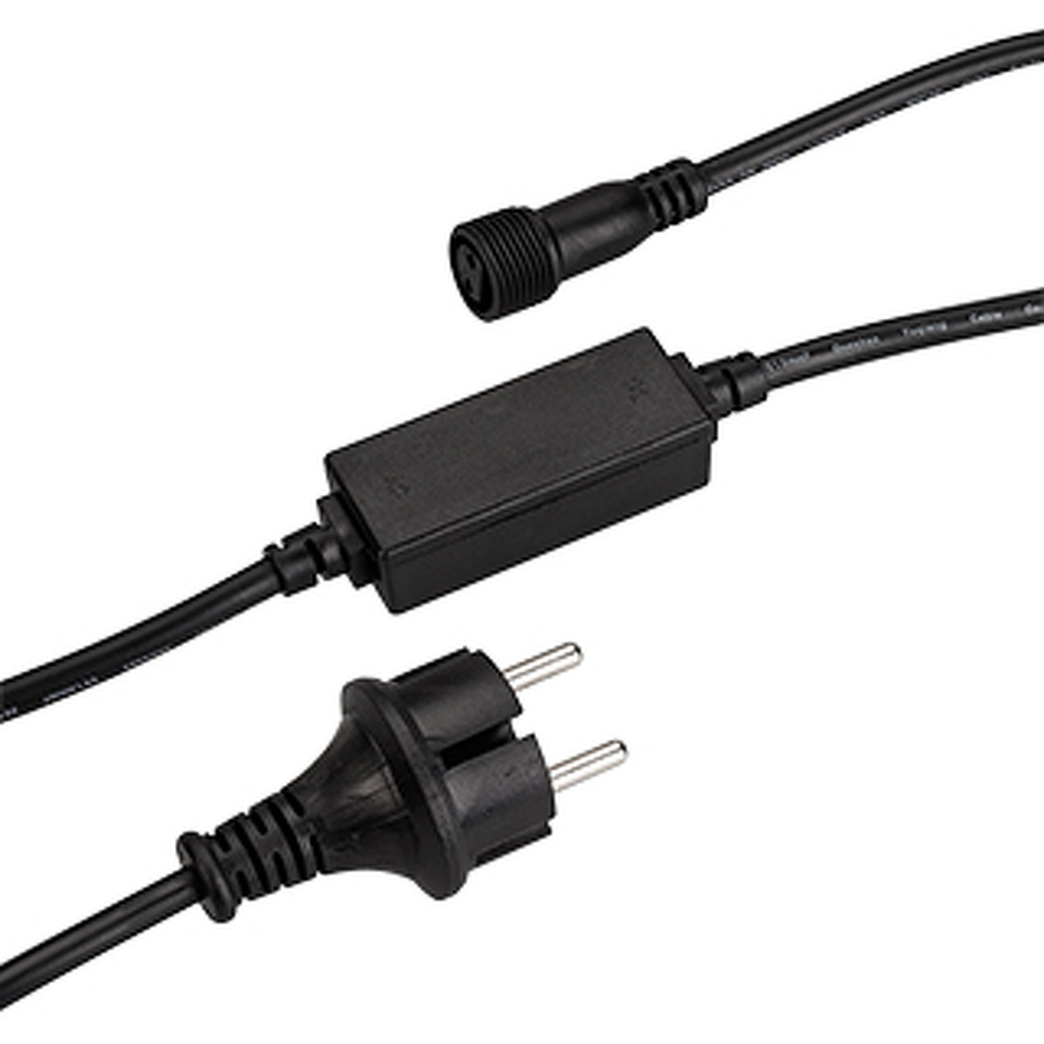 Фото №1  Ardecoled Шнур питания ARD-CLASSIC-FLASH-1.5M Black (230V, 1.6A) ( Закрытый)