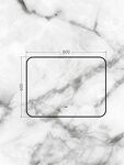 Превью фото №4  Watersense Rita Black Soft Line 80x60, LED подсветка, сенсор на взмах W00919