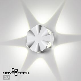 Фото NOVOTECH 358940 STREET NT22 373 белый Светильник ландшафтный светодиодный IP54 LED 4000К 6W 85-265V CALLE