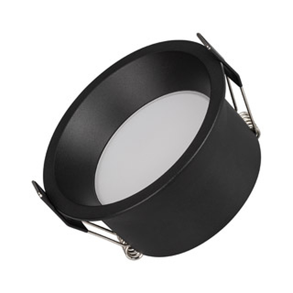 Фото №1  Arlight Светильник MS-BREEZE-BUILT-R104-12W Warm3000 (BK, 85 deg, 230V) ( IP20 Металл, 3 года)