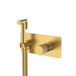 Превью фото №1  Boheme Смеситель гигиенический STICK Mat Gold LINEA