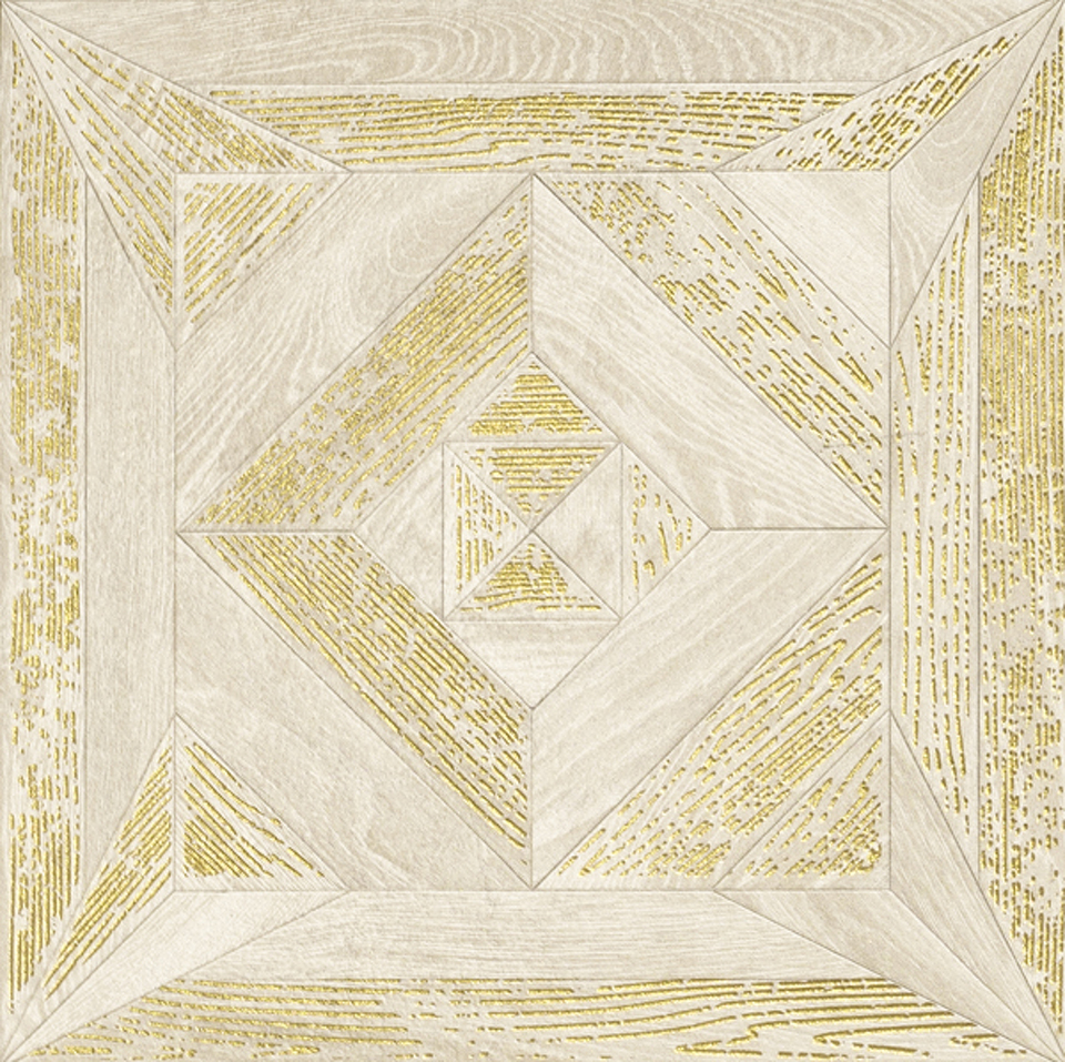Фото №1  Плитка ASCOT Декор DEC.GOLD ANNA STEAM IVORY 30X30